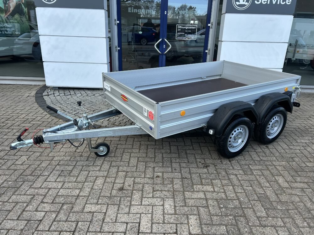 Böckmann TL-AL 2515/20, 2.000 kg, 252×150×35 cm, Tieflader