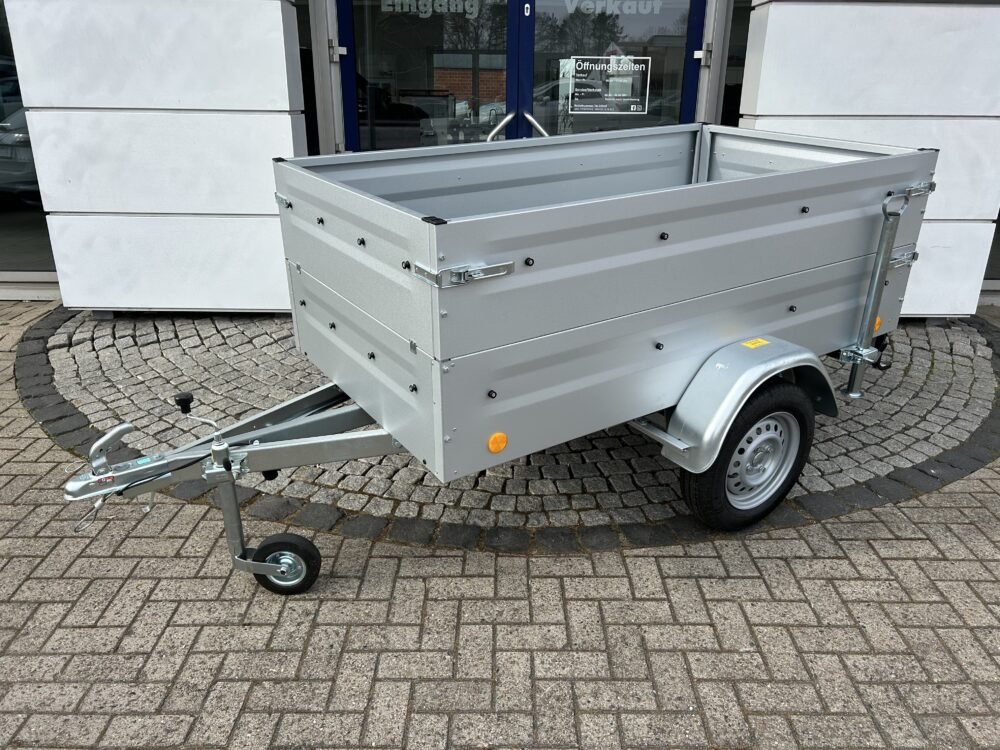 TPV TL-EU2 Profi + Kastenaufsatz, Stützrad, 750 kg, 202×108×35 cm, Outlet