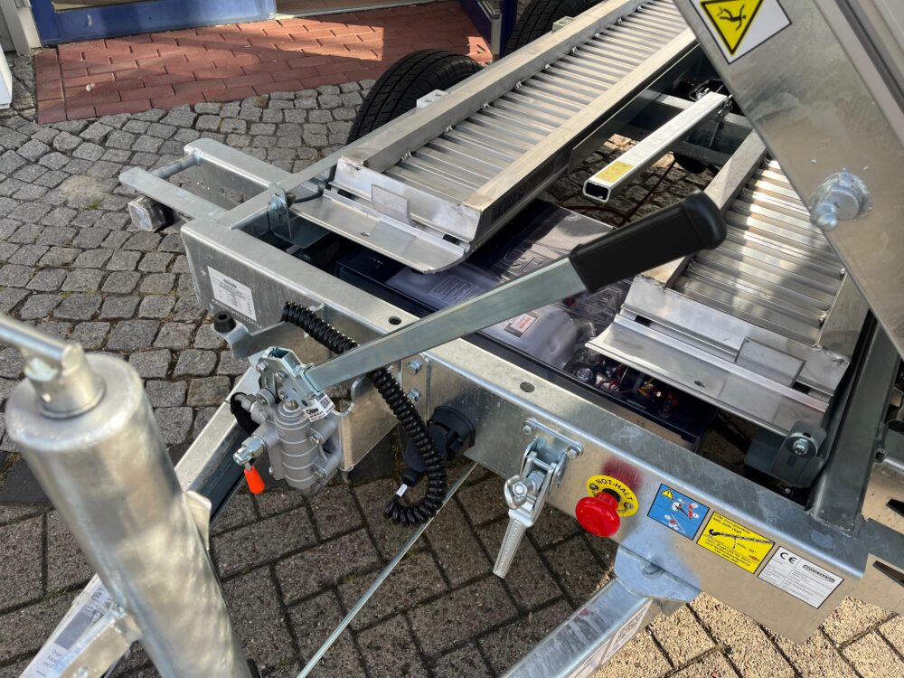 Böckmann DK-AL 2516:30 P + Gitteraufsatz, Verlade-Paket, Schwerlast-Stützrad 12
