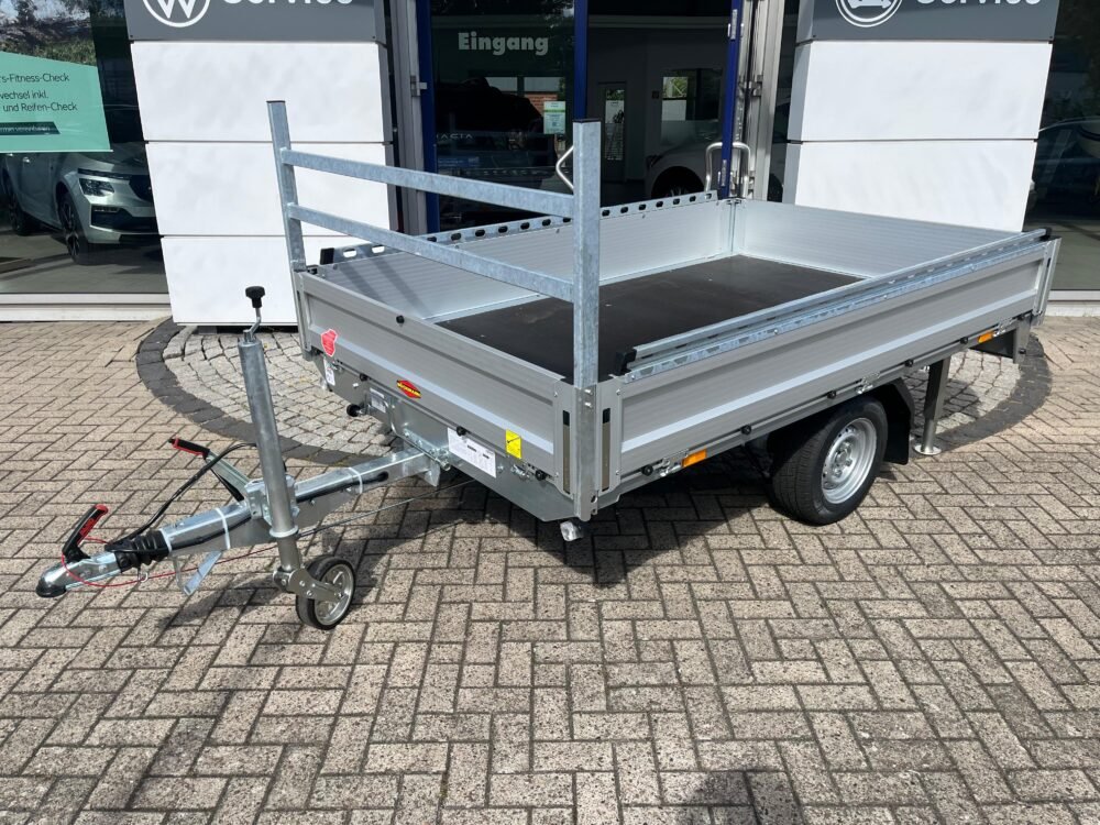 Böckmann HL-AL 2516/135 + Profi-Paket, Teleskopkurbelstützen, Automatikstützrad, flexible Netzhaken