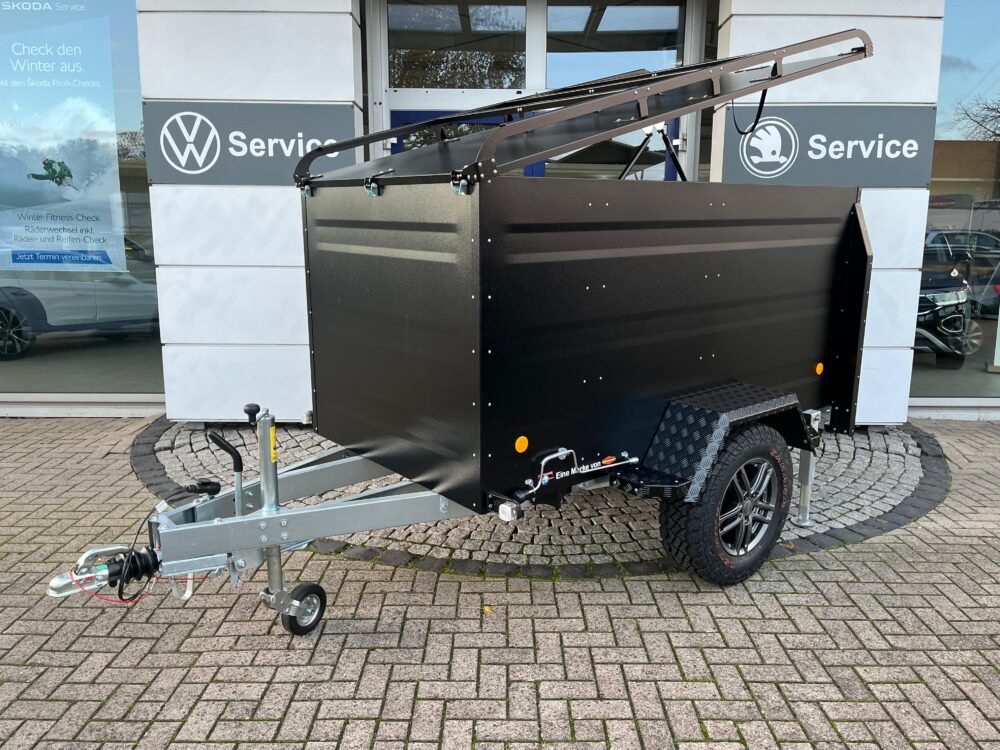 TPV KT-EB3 Offroad Plus (schwarz) + Radstoßdämpfer, 1.300 kg, 244×124×107 cm, Outlet