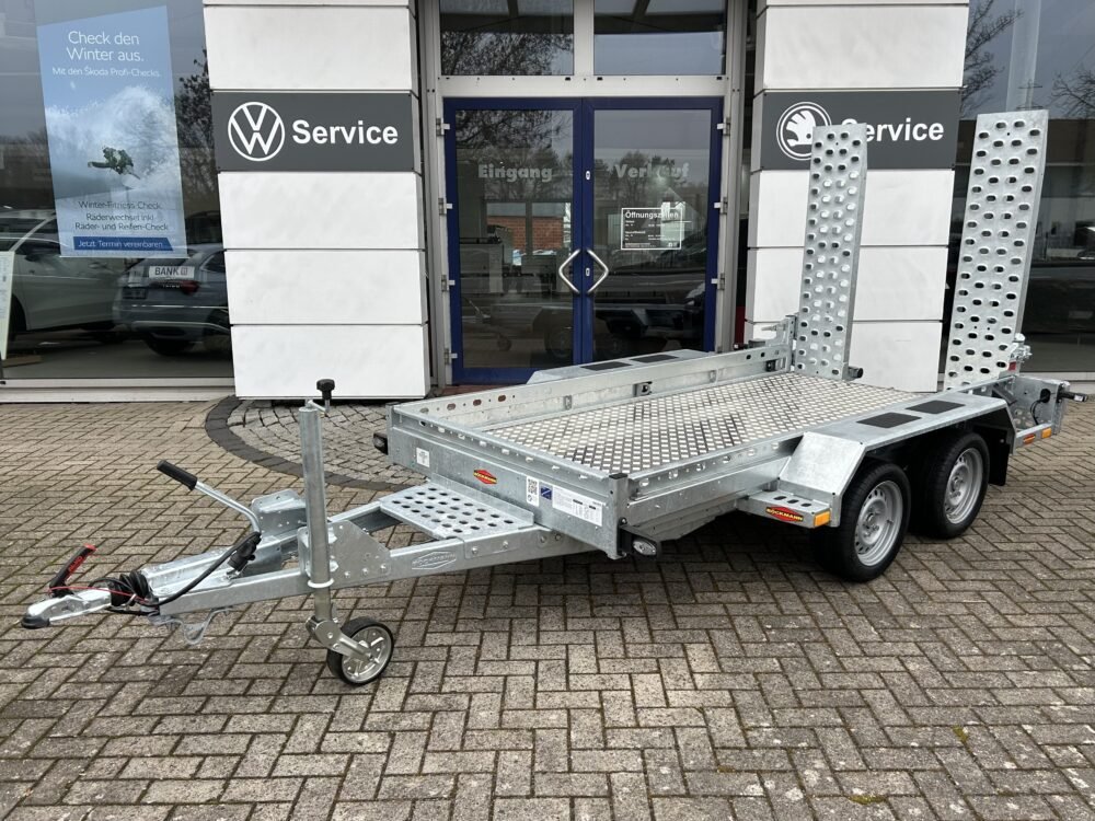 Böckmann BT-ST 3014/27 + Alu-Riffelblech-Boden, 2.700 kg, 303×140×20 cm, Outlet Böckmann BT-ST 3014/27 + Alu-Riffelblech-Boden, 2.700 kg, 303×140×20 cm, Outlet