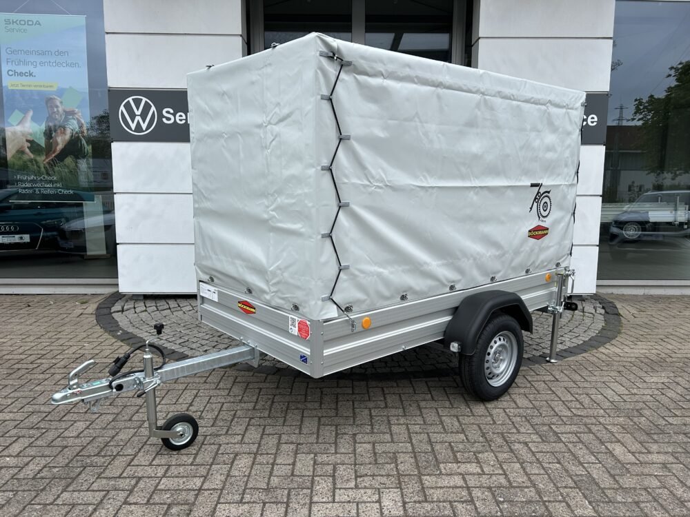 Böckmann TL-AL 2513/75 – 70 Jahre Edition + 120cm Hochplane, Schiebestützen, Stützrad, 750 kg, 252×130×35 cm, Outlet