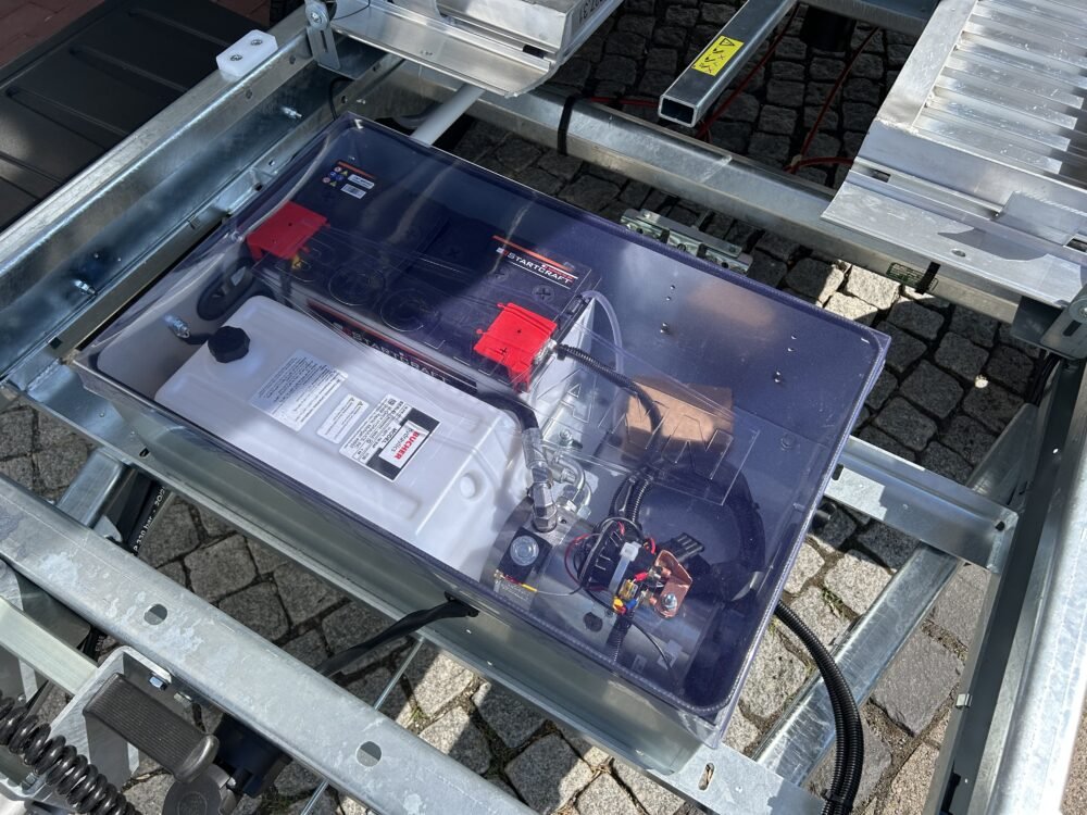 Böckmann DK-AL 3218:35 P + 50cm Kastenaufsatz, E-Hydraulik, Teleskopkurbelstützen, Auffahrschienen 5